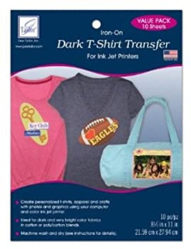 【中古】【インポート品・未当て嵌める】June Tailor Dark T-Shirt Transfer%ｶﾝﾏ% 10-pack
