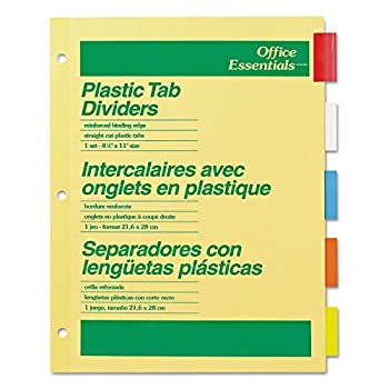 【中古】【輸入品・未使用】Avery Office Essentials InsertableタブインデックスDividerセット、手紙、Assorted %ｶﾝﾏ% 5?/セット｜スカイマーケットプラス