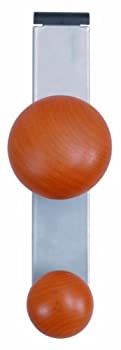 【中古】【輸入品・未使用】(Double peg) - Alba Over-The-Panel Coat Hook For Cubicles or Partitions%ｶﾝﾏ% Double Peg%ｶﾝﾏ% Metallic Silver and Light Wood (PM2PARTBO)