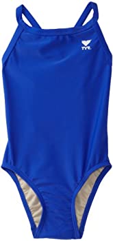 【中古】【輸入品・未使用】TYR Sport ダイヤモンドバック スイムスーツ ガールズ用 無地 26 ブルー
