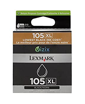 【中古】【輸入品・未使用】Lexmark high yield 105XL Value ink cartridge-Black by Lexmark [並行輸入品]