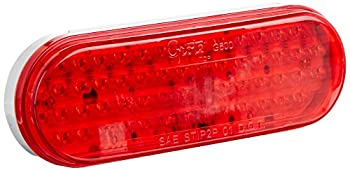 【中古】【輸入品・未使用】Grote G6002-5 ハイカウント レッド 56-ダイオード オーバル LED ストップテールターンライト