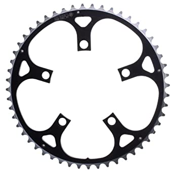【中古】【インポート品・未当て嵌める】Origin8 Alloy Ramped Chainrings%ｶﾝﾏ% 110粍 x 53t%ｶﾝﾏ% Black/Silver 141［並行輸入］ 自転車・サイクリング-スポーツ・アウトドア