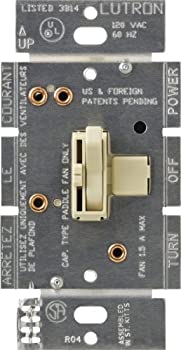 【中古】【輸入品・未使用】Lutron AYFSQ-F-IV Ariadni Single Pole 3-Speed Fan Control%ｶﾝﾏ% Ivory by Lutron