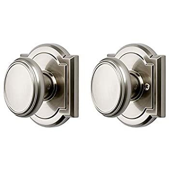 【中古】【インポート品・未当て嵌める】Baldwin 352CYK ARB 15 Carnaby Hall/Closet Knob%ｶﾝﾏ% Satin Nickel by Baldwin