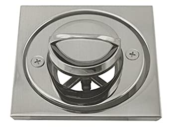 【中古】【輸入品・未使用】(Satin Nickel) - WESTBRASS Roman Tub Drain with Tile Square D3201-07 Satin Nickel