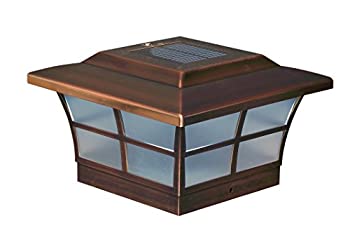 【中古】【輸入品・未使用】Classy Caps SL086 6x6 Prestige Solar Post Cap - 6 Pack/Copper by Classy Caps [並行輸入品]