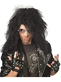 【中古】【輸入品・未使用】Heavy Metal Rocker Black Adult Wig ヘビーメタルロッカーブラック大人ウィッグ サイズ：One-Size｜スカイマーケットプラス 9,750円