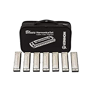 【中古】【輸入品・未使用】ホーナー HOHNER BluesBand Harmonica 7本セット ダイアトニックハーモニカ