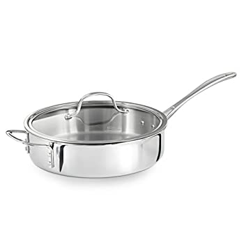 【中古】【輸入品・未使用】Calphalon Tri-Ply Stainless Steel 3-Quart Saute Pan with Cover by Calphalon [並行輸入品]