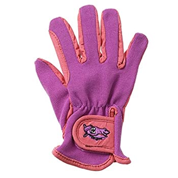 【中古】【インポート品・未当て嵌める】tough-1?Kids Horsehead Riding Gloves 6-8