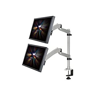 【中古】【インポート品・未当て嵌める】Cotytech Dual Monitor Desk Mount Spring Arm Quick Release with Clamp Base (DM-C2SA3-C) 141［並行輸入］