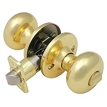 【中古】【輸入品・未使用】Design House 753277 Cambridge 2-Way Latch Privacy Door Knob%ｶﾝﾏ% Polished Brass Finish｜スカイマーケットプラス