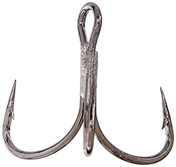 【中古】【輸入品・未使用】Mustad UltraPoint KVD Eliteシリーズ トリプルグリップ トレブルフック エクストラストロング/エクストラショートフック2個 (11個パック) ブラ