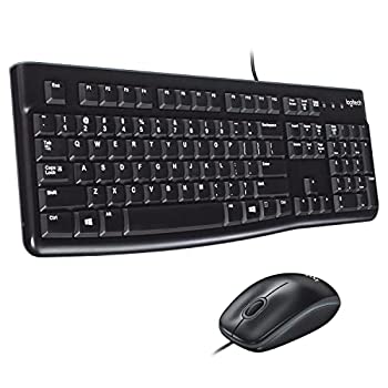 【中古】【インポート品・未当て嵌める】MK120 Wired Desktop Set%ｶﾝﾏ% Keyboard/Mouse%ｶﾝﾏ% USB%ｶﾝﾏ% Black [並行輸入品]