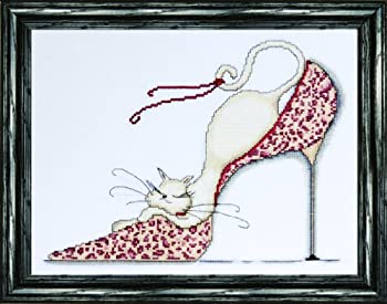 【中古】【輸入品・未使用】Lepoard Shoe Counted Cross Stitch Kit-10%ﾀﾞﾌﾞﾙｸｫｰﾃ%X13%ﾀﾞﾌﾞﾙｸｫｰﾃ% 14 Count (並行輸入品)｜スカイマーケットプラス