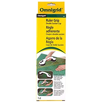【中古】【インポート品・未当て嵌める】Omnigrid Double Suction Cup Ruler Grip-White (並行輸入品)