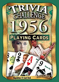 【中古】【輸入品・未使用】[フリックバックメディア]Flickback Media%ｶﾝﾏ% Inc. Flickback 1956 Trivia Playing Cards: 60th Birthday or 60th Anniversary Gift P56CARD [