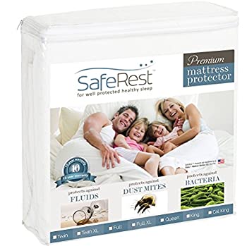【中古】【輸入品・未使用】ツインエクストラロングサイズSafeRest プレミアム 低アレルギー性 ウォータープルーフ マットレス プロテクター - ビニル不使用