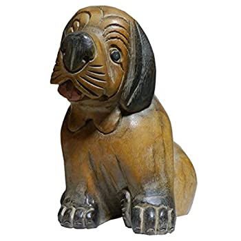 【中古】【輸入品・未使用】（並行輸入品）アジアン雑貨　わんちゃんの木彫り7