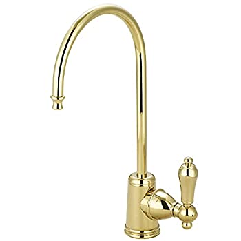 【中古】【輸入品・未使用】キングストン真鍮ks719。Al Restoration Basin蛇口withメタルレバーハンドル、 6-Inch spout reach KS7192AL 1