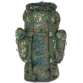 【中古】【輸入品・未使用】MIL-TEC バックパック ドイツ連邦軍タイプ コンバットバッグ LARGE 35L - BW FLECKTARN Camo迷彩｜スカイマーケットプラス