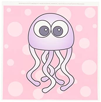 【中古】【輸入品・未使用】Janna Salak Designs Under The Sea???パープルKawaiiクラゲ???アイロン熱転写 8-inch ht_6350_1