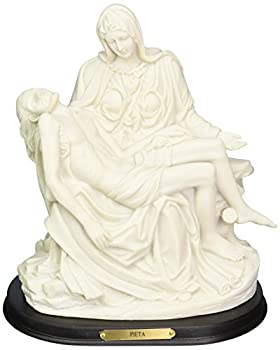 【中古】【インポート品・未当て嵌める】高さ30ｃｍ ピエタ像 救世主と聖母聖処女マリア彫り物/ White 12 Inch Pieta Holy Jesus Virgin Mary Figurine Religious Decoration(並行輸入品)