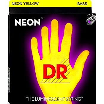 【中古】【輸入品・未使用】DR NEON YELLOW ベース弦 DR-NYB545