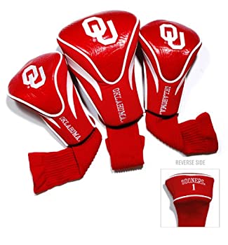 【中古】【輸入品・未使用】Team Golf 24494 Oklahoma Sooners 3 Pack Contour Fit Headcover｜スカイマーケットプラス