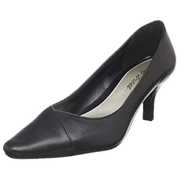 【中古】【輸入品・未使用】(イージー ストリート) Easy Street Chiffon レディーズ ブラック フェイクレザー ポンプ [並行輸入品]｜スカイマーケットプラス