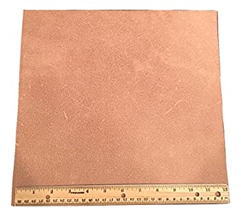 【中古】【インポート品・未当て嵌める】Leather Side Piece Veg Tan Split Medium Weight 12 X 12 Inches 1 Square Foot by Dangerous Threads