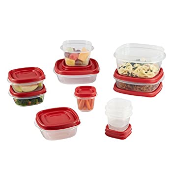 【中古】【輸入品・未使用】Rubbermaid Easy Find Lid Food Storage Container%ｶﾝﾏ% BPA-Free Plastic%ｶﾝﾏ% 20-Piece Set (1777172) by Rubbermaid