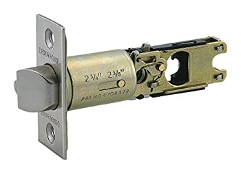 【中古】【輸入品・未使用】デザインハウス790782デッドボルトエントリ/ Deadlocking 2ウェイ調節可能な交換用ラッチwithスクエアコーナー、サテンニッケル仕上げ
