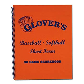【中古】【インポート品・未当て嵌める】Glovers Scorebooks Short Form Baseball/Softball Scorebook (30 Games)
