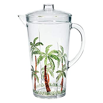 【中古】【インポート品・未当て嵌める】Merritt International 25440 2.5 Quart Palm Tree Pitcher