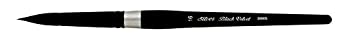 【中古】【輸入品・未使用】Silver Brush 3000S-16 Black Velvet Short Handle Blend Squirrel and Risslon Brush%ｶﾝﾏ% Round%ｶﾝﾏ% Size 16 by Silver Brush Limited｜スカイマーケットプラス