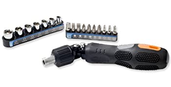 【中古】【輸入品・未使用】Syba SY-ACC65042 18-Piece 2-in-1 Design Ratchet \u0026 Screw Driver Tool Kit