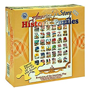 【中古】【輸入品・未使用】Box Puzzle%ｶﾝﾏ% Evolution of US Flag