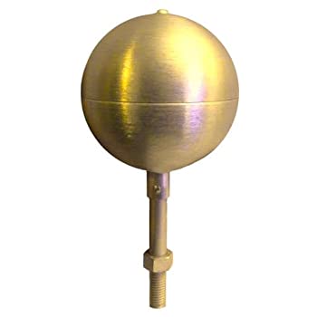 【中古】【輸入品・未使用】旗竿ボールトップオーナメント3インチアルミニウム陽極酸化ゴールド