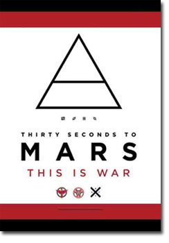 【中古】【輸入品・未使用】Thirty Seconds to Mars - This is War - Textile Poster by Flagline [並行輸入品]