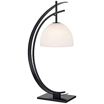 【中古】【インポート品・未当てはめる】Pacific Coast Lighting 87-1242-07 Orbit 1-Light Table Lamp%ｶﾝﾏ% Black Finish with White Glass Shade by Pacific Coast Lighting [並行輸入