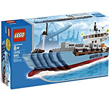 【中古】【インポート品・未当て嵌める】LEGO 10155 Maersk Line Container Ship レゴ マークスラインコンテナ船 並行輸入品