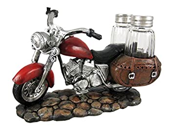 【中古】【輸入品・未使用】SPICY RIDER Retro Motorcycle Salt & Pepper Shaker Set by Things2Die4