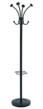 【中古】【輸入品・未使用】Stily Coat Rack%ｶﾝﾏ% Eight Knobs%ｶﾝﾏ% Steel%ｶﾝﾏ% Black (並行輸入品)｜スカイマーケットプラス