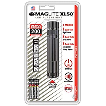 【中古】【インポート品・未当て嵌める】MAG-LITE(マグライト) ミニマグライト XL50 LED(単四3本) XL50-S3016Y 黒いこと