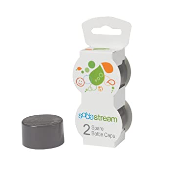 【中古】【輸入品・未使用】SodaStream Bottle Caps%ｶﾝﾏ% Gray%ｶﾝﾏ% 2-Pack by SodaStream [並行輸入品]