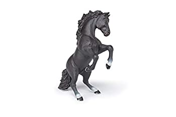 【中古】【輸入品・未使用】Papo(パポ) 蹴り立つ馬(black) PVC PA51522