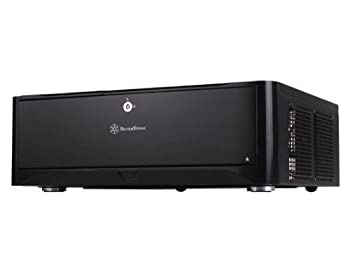 【中古】【輸入品・未使用】SilverStone Grandia Series HTPC Case with Aluminum FP Micro-ATX%ｶﾝﾏ% 2x Hot-Swap Drive Bay%ｶﾝﾏ% 3x120mm Golf Bladed Fan%ｶﾝﾏ% USB 3.0 x2