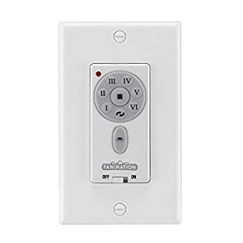 【中古】【輸入品・未使用】Fanimation TW30WH DC リバースファンとライトウォールコントロール、ホワイト仕上げ、4.72x0.30x1.57|スカイマーケットプラス